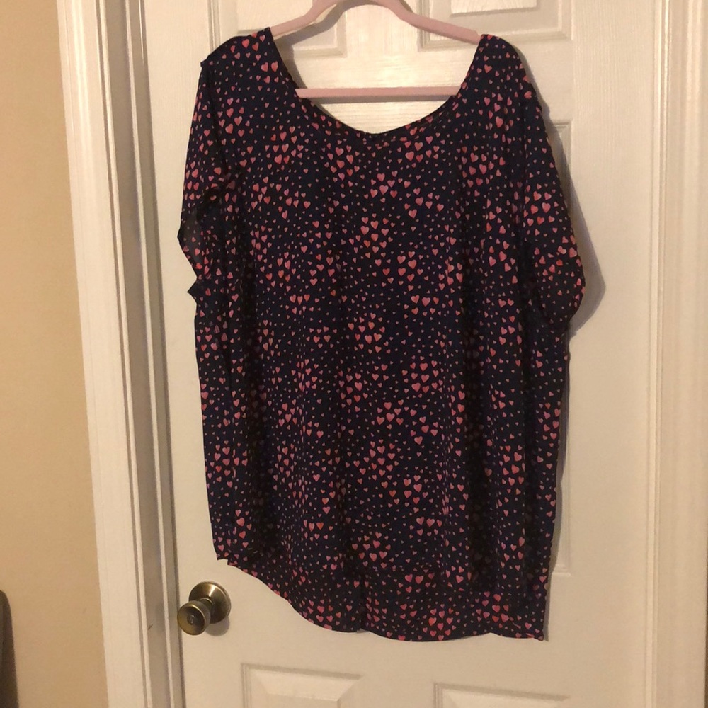Torrid heart blouse